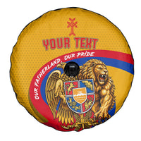 Personalized Armenia Coat Of Arms Spare Tire Cover Armenian Flag Map And Patriotic Eagle Lion