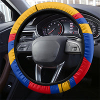 Armenia Coat Of Arms Steering Wheel Cover Armenian Flag Map And Patriotic Eagle Lion