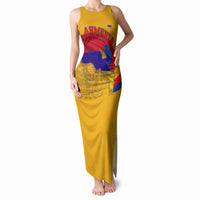 Personalized Armenia Coat Of Arms Tank Maxi Dress Armenian Flag Map And Patriotic Eagle Lion