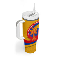 Personalized Armenia Coat Of Arms Tumbler With Handle Armenian Flag Map And Patriotic Eagle Lion