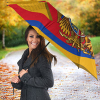 Personalized Armenia Coat Of Arms Umbrella Armenian Flag Map And Patriotic Eagle Lion