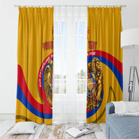 Personalized Armenia Coat Of Arms Window Curtain Armenian Flag Map And Patriotic Eagle Lion