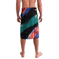 Hispanic Heritage Month Unidos We Rise Lavalava Vibrant Sunflower Flags - Globe Graphic With Splatter Paint