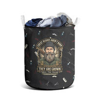 The Beard Society Laundry Basket Vintage Barber Great Beards Grown With Pride