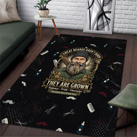 The Beard Society Area Rug Vintage Barber Great Beards Grown With Pride