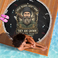 The Beard Society Beach Blanket Vintage Barber Great Beards Grown With Pride