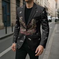 The Beard Society Blazer Vintage Barber Great Beards Grown With Pride
