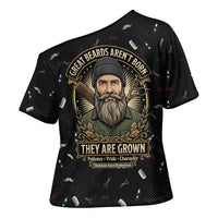 The Beard Society Cross Shoulder Shirt Vintage Barber Great Beards Grown With Pride
