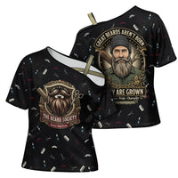 The Beard Society Cross Shoulder Shirt Vintage Barber Great Beards Grown With Pride