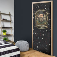 The Beard Society Door Cover Vintage Barber Great Beards Grown With Pride