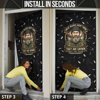 The Beard Society Door Cover Vintage Barber Great Beards Grown With Pride