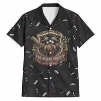 The Beard Society Hawaiian Shirt Vintage Barber Great Beards Grown With Pride