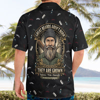The Beard Society Hawaiian Shirt Vintage Barber Great Beards Grown With Pride