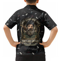 The Beard Society Hawaiian Shirt Vintage Barber Great Beards Grown With Pride