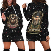 The Beard Society Hoodie Dress Vintage Barber Great Beards Grown With Pride