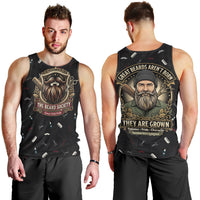 The Beard Society Men Tank Top Vintage Barber Great Beards Grown With Pride