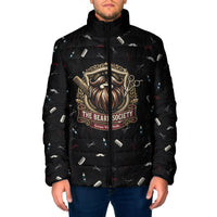The Beard Society Padded Jacket Vintage Barber Great Beards Grown With Pride