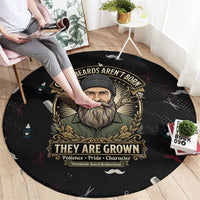 The Beard Society Round Carpet Vintage Barber Great Beards Grown With Pride