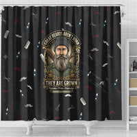 The Beard Society Shower Curtain Vintage Barber Great Beards Grown With Pride