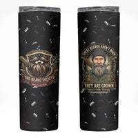 The Beard Society Skinny Tumbler Vintage Barber Great Beards Grown With Pride