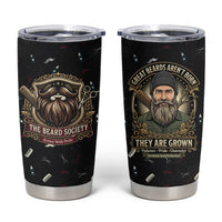 The Beard Society Tumbler Cup Vintage Barber Great Beards Grown With Pride