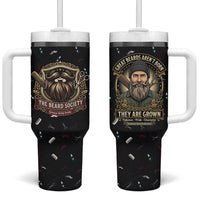 The Beard Society Tumbler With Handle Vintage Barber Great Beards Grown With Pride