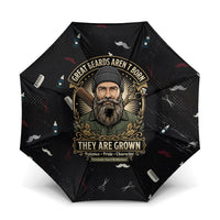 The Beard Society Umbrella Vintage Barber Great Beards Grown With Pride