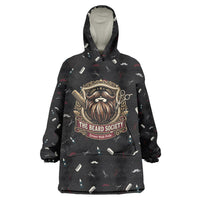 The Beard Society Wearable Blanket Hoodie Vintage Barber Great Beards Grown With Pride