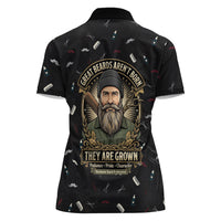The Beard Society Women Polo Shirt Vintage Barber Great Beards Grown With Pride