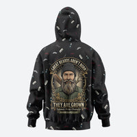 The Beard Society Zip Hoodie Vintage Barber Great Beards Grown With Pride