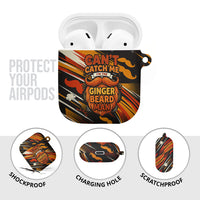 World Beard Day AirPods Case Ginger Beard Man Pride - Retro Comic