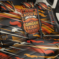 World Beard Day Back Car Seat Cover Ginger Beard Man Pride - Retro Comic