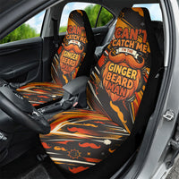 World Beard Day Car Seat Cover Ginger Beard Man Pride - Retro Comic
