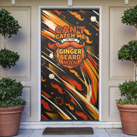 World Beard Day Door Cover Ginger Beard Man Pride - Retro Comic