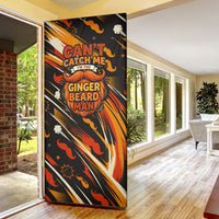 World Beard Day Door Cover Ginger Beard Man Pride - Retro Comic