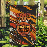 World Beard Day Garden Flag Ginger Beard Man Pride - Retro Comic