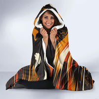 World Beard Day Hooded Blanket Ginger Beard Man Pride - Retro Comic