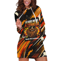 World Beard Day Hoodie Dress Ginger Beard Man Pride - Retro Comic