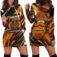 World Beard Day Hoodie Dress Ginger Beard Man Pride - Retro Comic