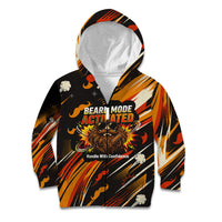 World Beard Day Kid Hoodie Ginger Beard Man Pride - Retro Comic