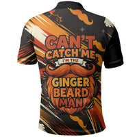 World Beard Day Polo Shirt Ginger Beard Man Pride - Retro Comic
