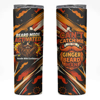 World Beard Day Skinny Tumbler Ginger Beard Man Pride - Retro Comic