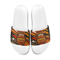 World Beard Day Slide Sandals Ginger Beard Man Pride - Retro Comic