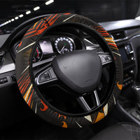 World Beard Day Steering Wheel Cover Ginger Beard Man Pride - Retro Comic