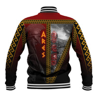 Ares Greek God Of War Baseball Jacket Warrior Ancient Greek Mythology Art