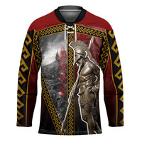 Ares Greek God Of War Hockey Jersey Warrior Ancient Greek Mythology Art