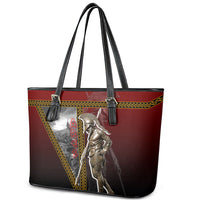 Ares Greek God Of War Leather Tote Bag Warrior Ancient Greek Mythology Art