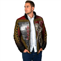 Ares Greek God Of War Padded Jacket Warrior Ancient Greek Mythology Art