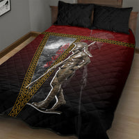 Ares Greek God Of War Quilt Bed Set Warrior Ancient Greek Mythology Art