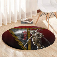 Ares Greek God Of War Round Carpet Warrior Ancient Greek Mythology Art